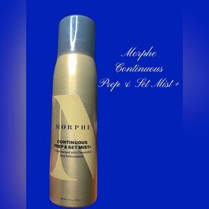 Morphe Continuous Prep & Set Mist+ in Gold and Black